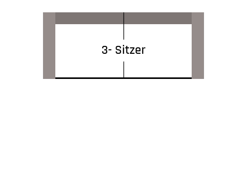 3-Sitzer Sofa