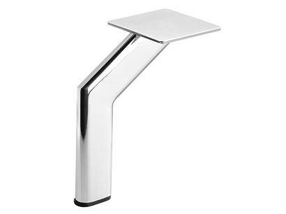 Metallfuß glänzend 16cm