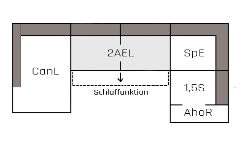 Canape Small SE 1,5Aho L