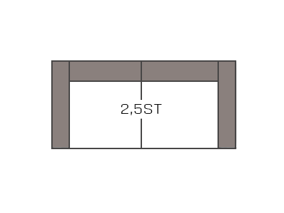 2,5-Sitzer Sofa
