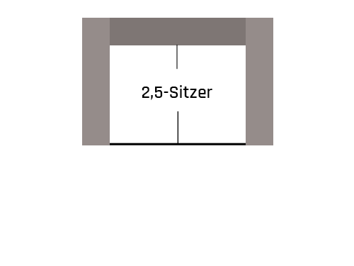 2,5 Sitzer Sofa