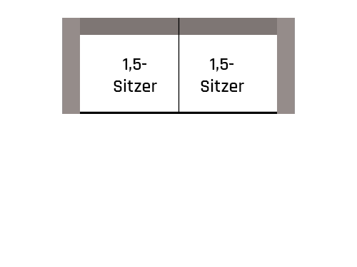 3-Sitzer Sofa
