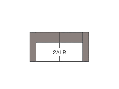 2-Sitzer Sofa