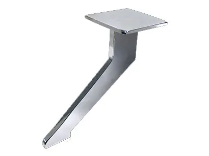 Metallfuß chrom 16cm