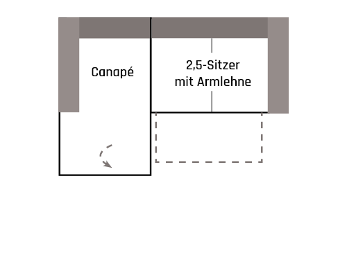 Canapé Medium L