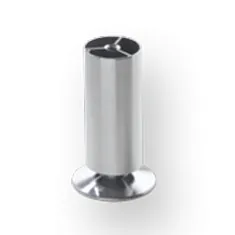 Aluminiumfuß Rund 8cm SH 46