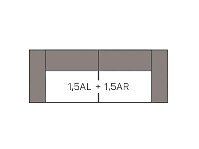 3-Sitzer Sofa
