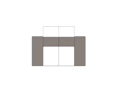 2-Sitzer Sofa 2 B