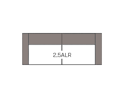 2,5 Sitzer Sofa