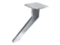 Metallfuß chrom 16cm