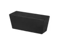 Holzfuß Schwarz Block 11cm